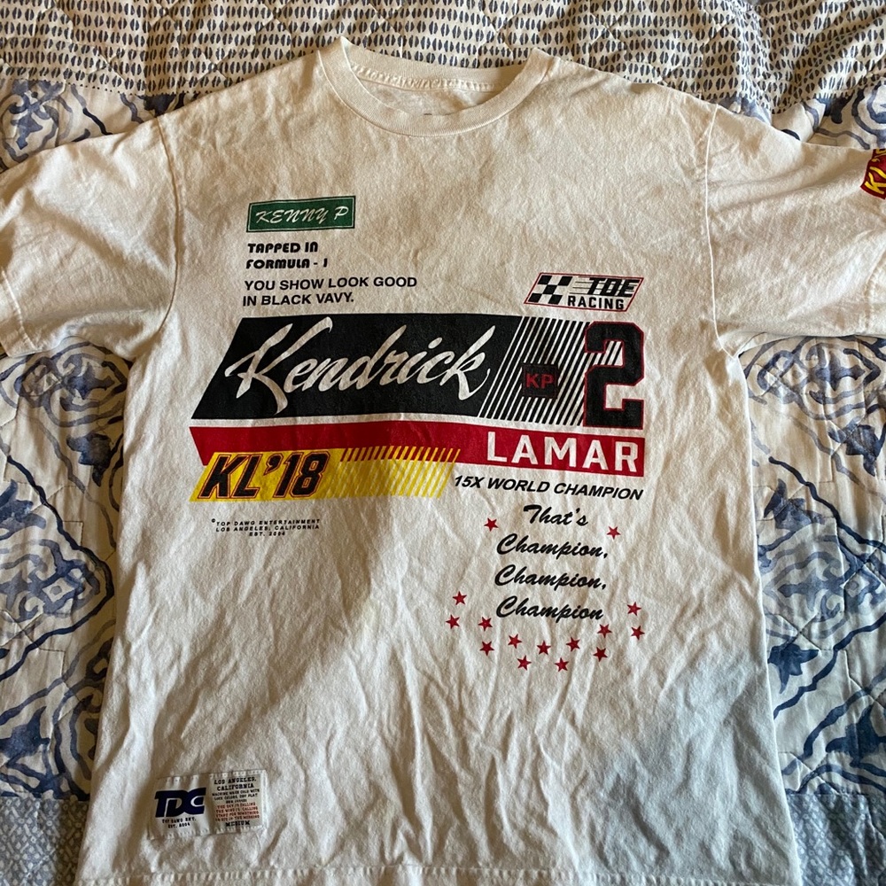 TDE Kendrick Lamar pop up shirt
